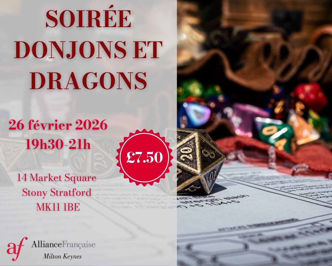 Soirée Jeu - Donjon et Dragon