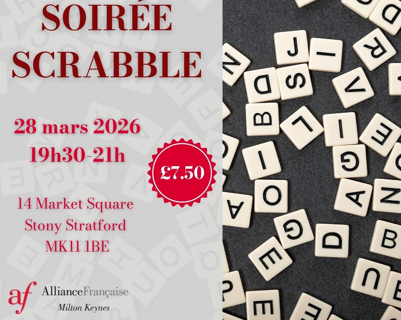 Soirée Jeu - Scrabble en français