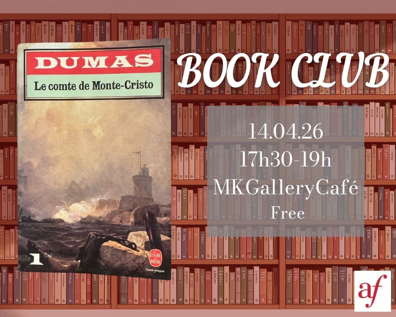 Book club - Le Comte de Monte Cristo