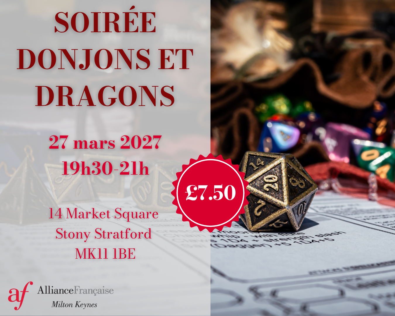 Soirée Jeu - Donjon et Dragon