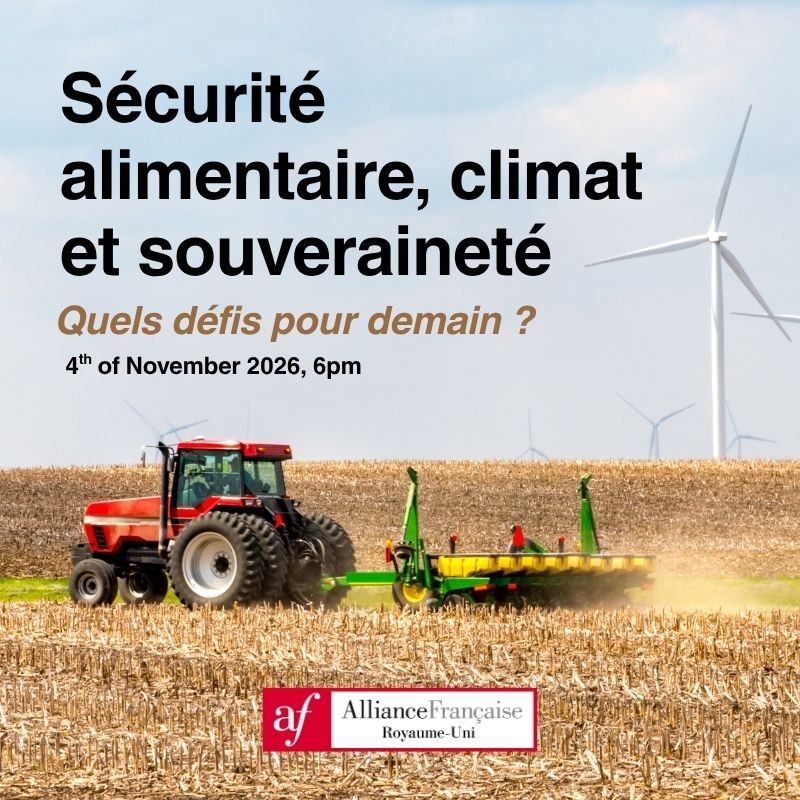 Conférence scientifique en Français - Sébastien Abis : Sécurité alimentaire, climat et souveraineté